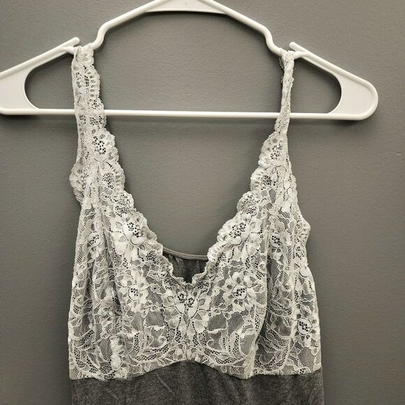 Felina Micro Modal Adjustable Loungewear Sleepwear Women Sz Large Gray Babydoll - Picture 3 of 6